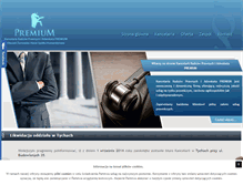 Tablet Screenshot of kancelaria-premium.pl
